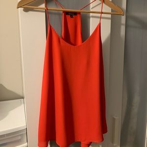 Beautiful orange classy camisole, no ironing necessary
